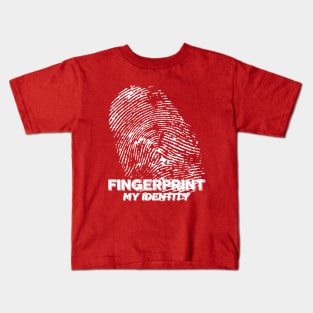 Fingerprint My Identity Kids T-Shirt